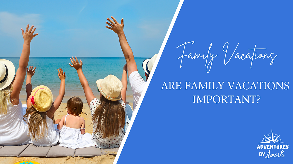 Family on the beach