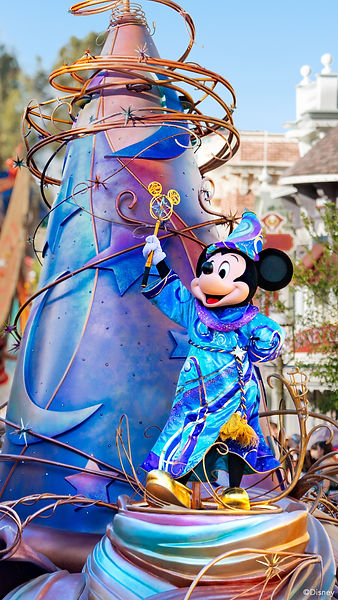 Mickey Mouse at Disneyland 100