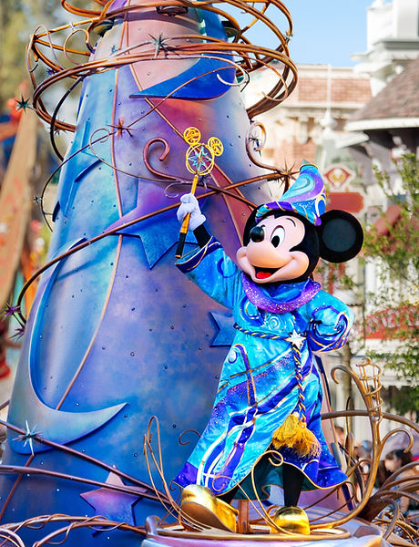 Mickey Mouse at Disneyland 100