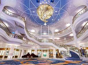 Atrium of Disney Wish