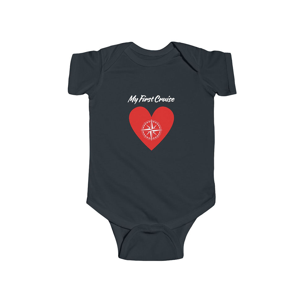 Thumbnail: My First Cruise Infant Onesie, Baby Shower Gift, Nautical Outfit