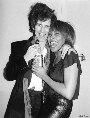Keith Richards & Tina Turner. NYC, 1983