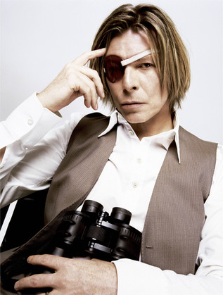 Bowie With Eye Patch. New York City, 2002