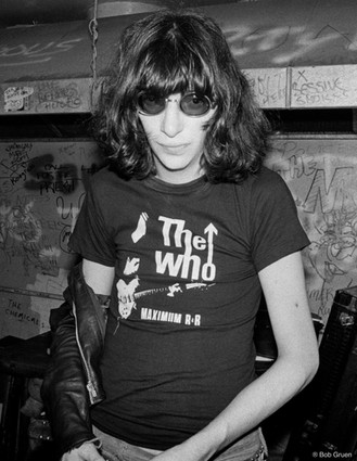 Joey Ramone at CBGB. NYC, 1979