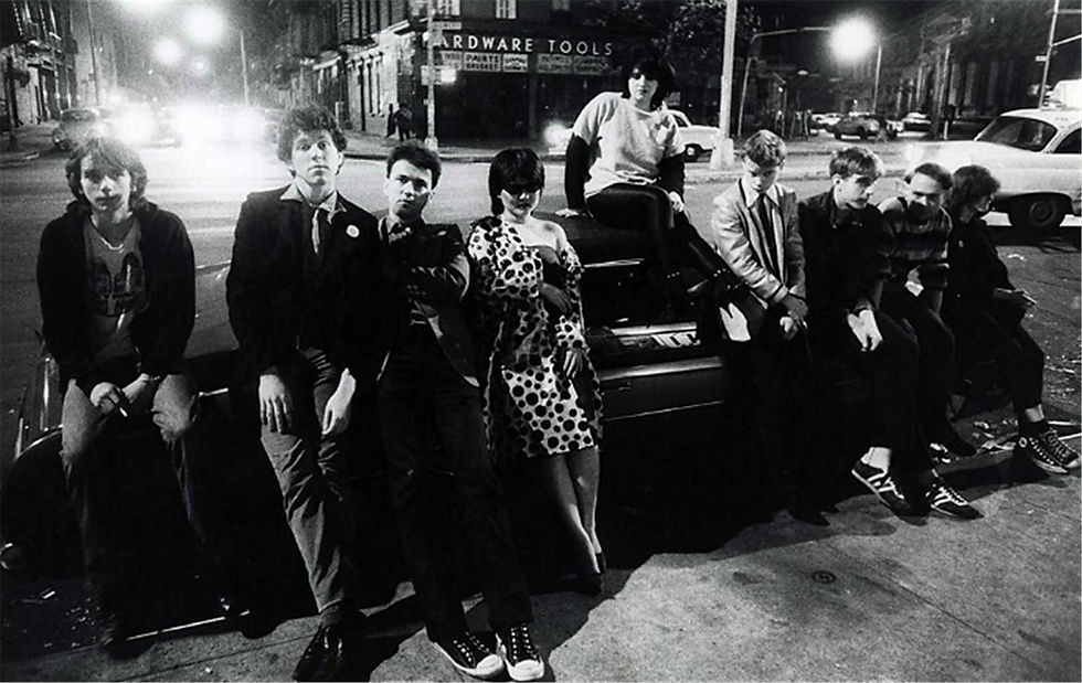 No Wave Punks at CBGB by David Godlis. NYC, 1978