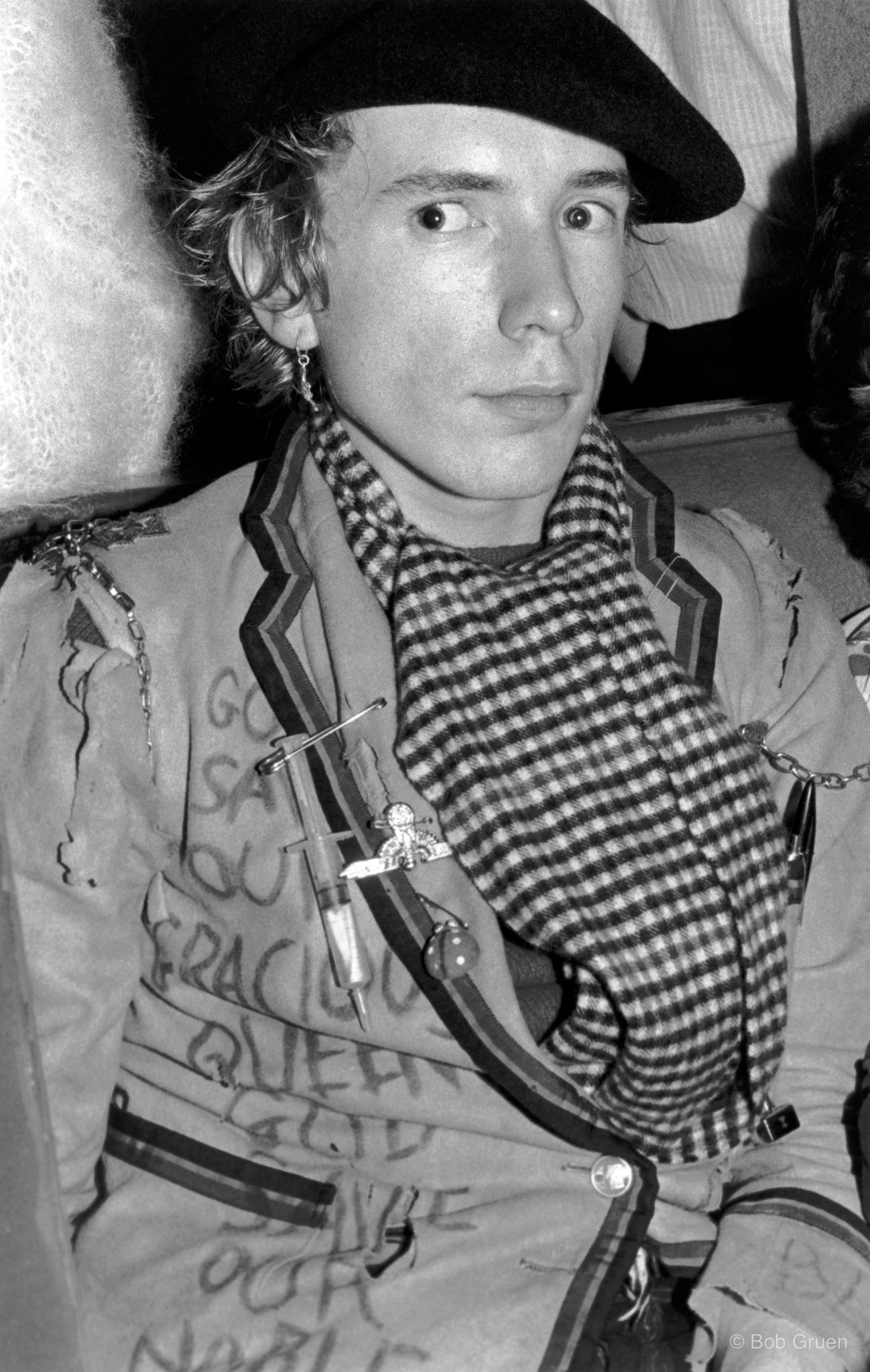Johnny Rotten. London, 1976