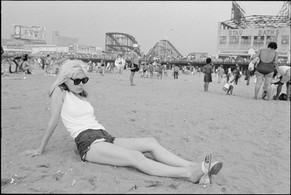 Debbie Harry at the beach