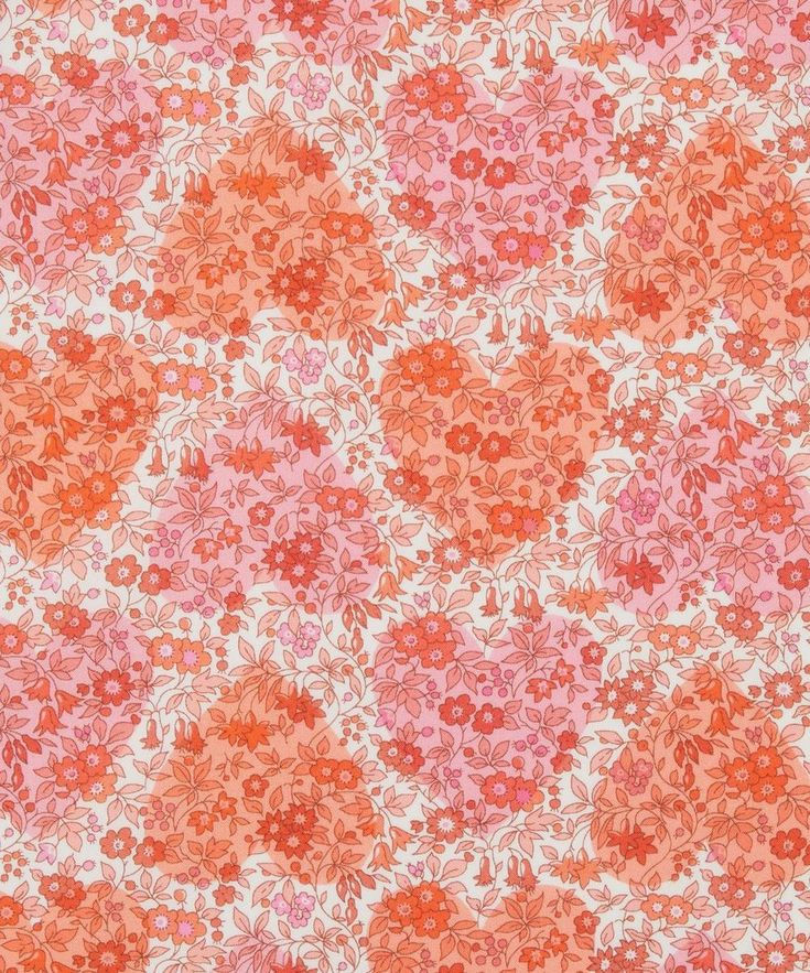 Liberty Fabrics Chamomile Hearts Tana Lawn