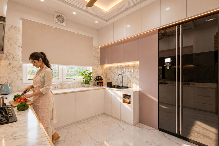 High-end residential interior project designed with a focus on luxury and functionality.