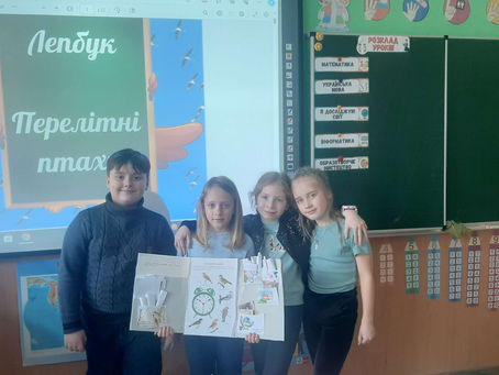 🫂 Проєктна робота 📚
Створення лепбука "Птахи", гри "Зимові розваги"