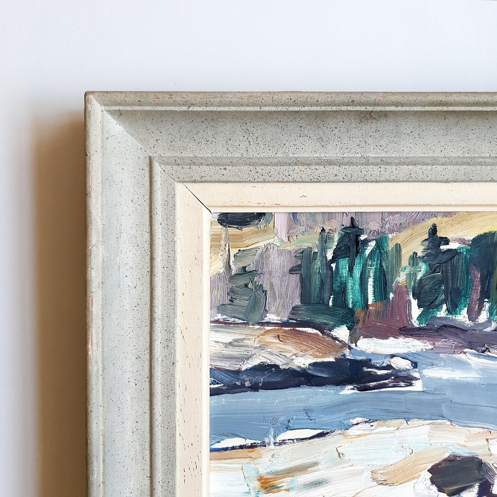 Thumbnail: Impasto River Landscape 