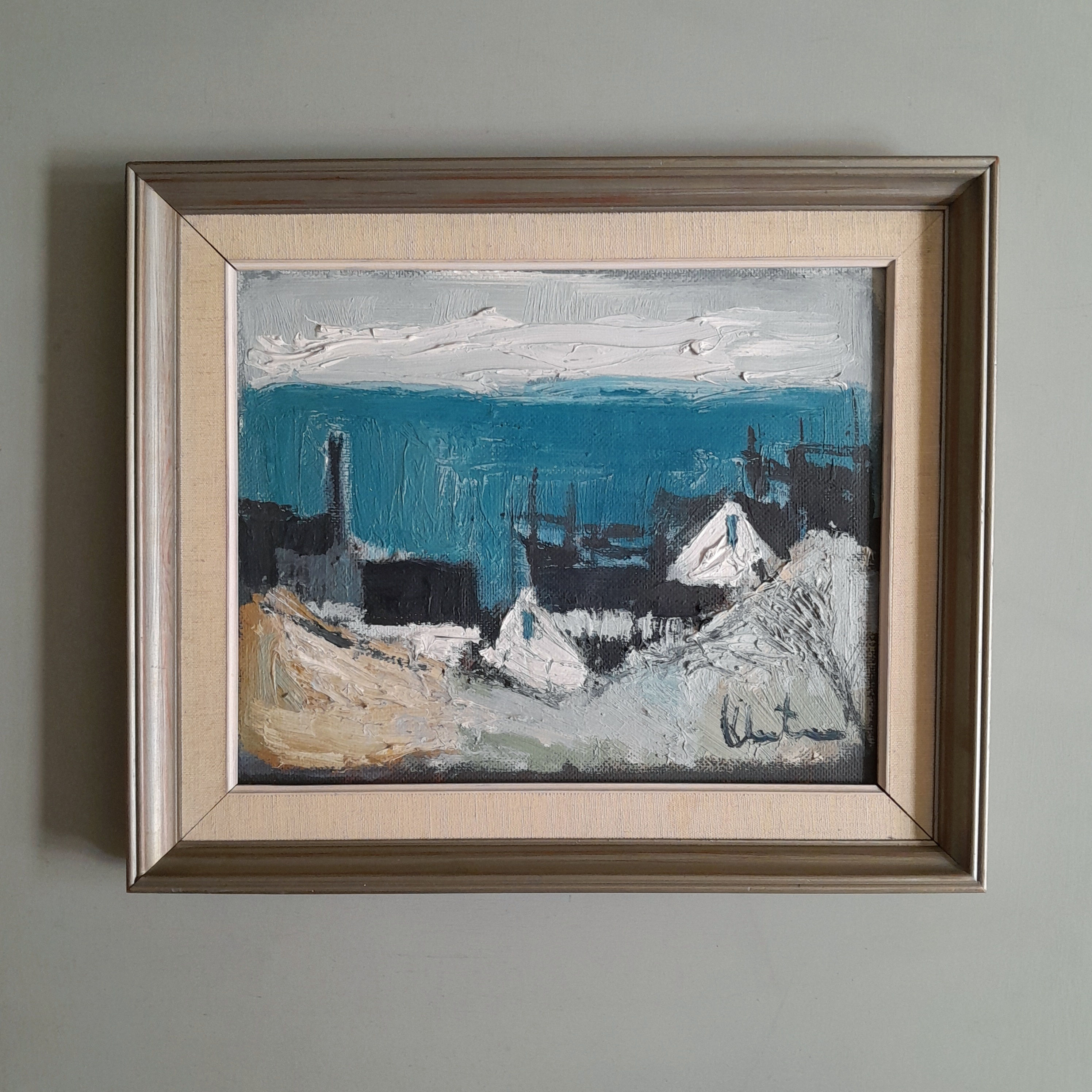 Blue & White Landscape 