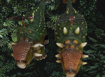 Kleine Dinos zum Reiten