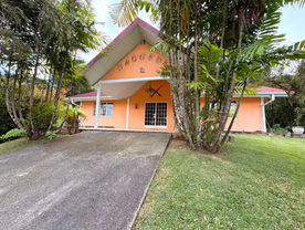 Private driveway and front entrance leading to Drogeda residence