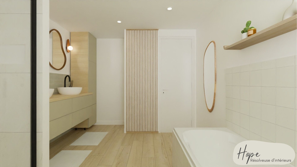 optimisation espace salle de bain petite surface sud Nantes