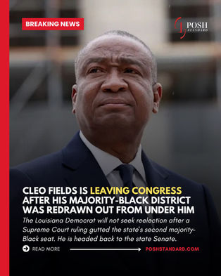 Cleo Fields Is Leaving Congress After His Majority-Black District Was Redrawn Out From Under Him