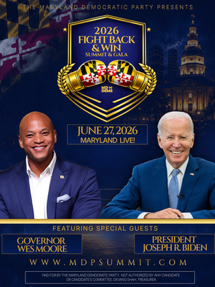 Biden and Wes Moore Headline Maryland Dems' Fight Back & Win Summit This Weekend