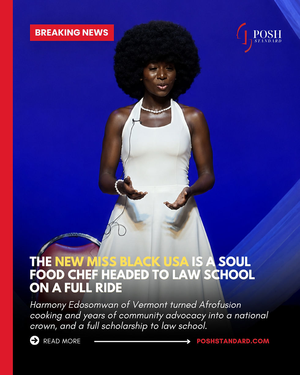 The New Miss Black USA Is a Soul Food Chef Headed to Law School on a Full Ride