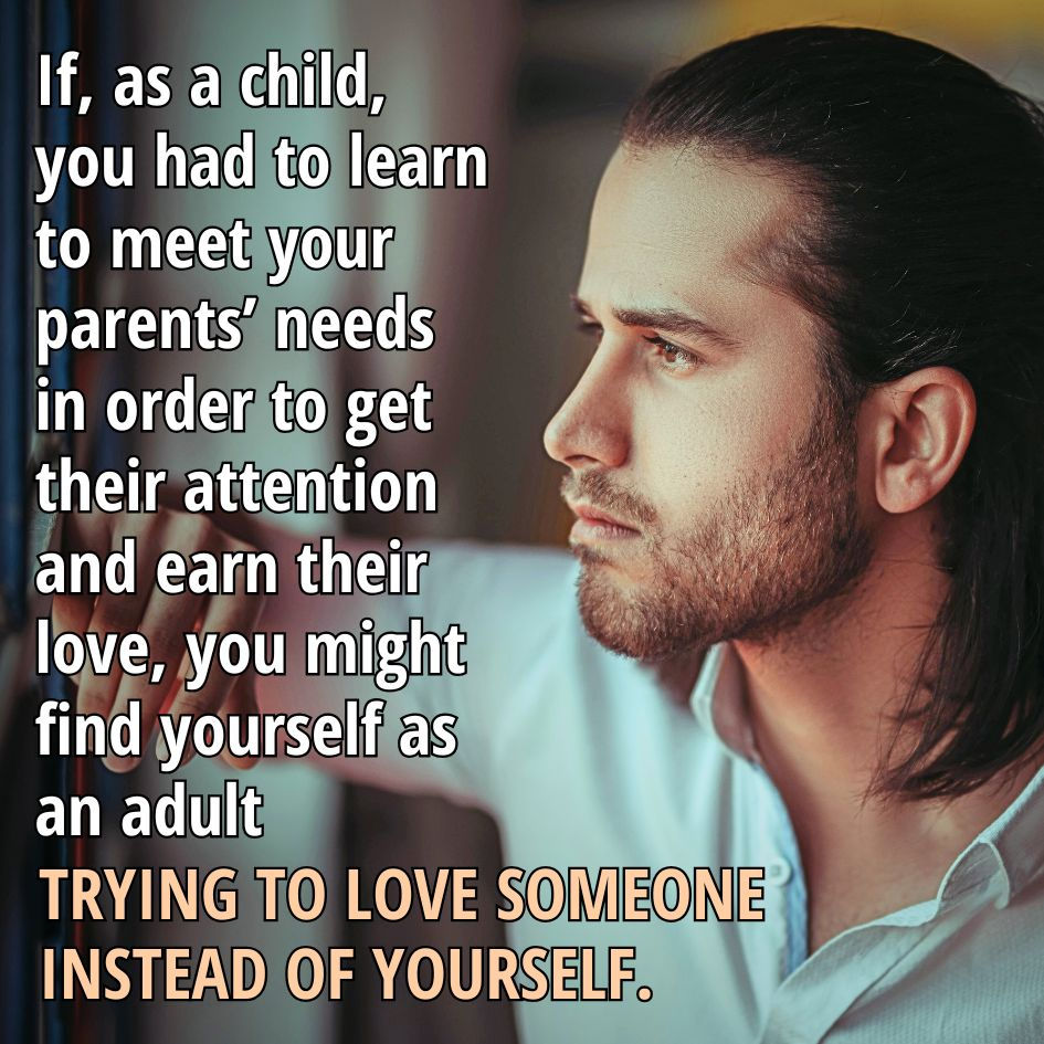Trying to love someone instead of yourself?