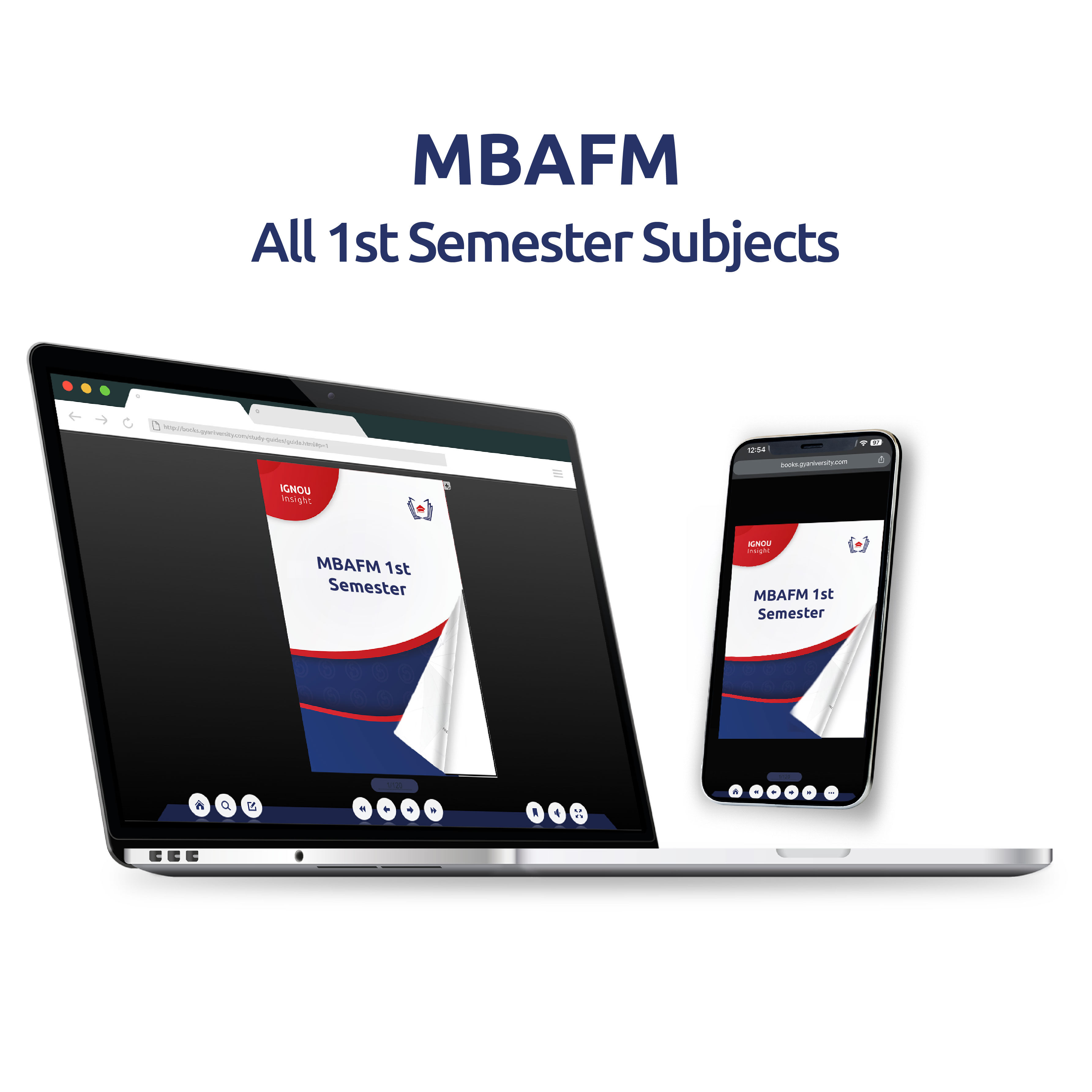 IGNOU Insight: MBAFM 1st Semester AI-Powered Interactive Study Guides (7 eBooks)