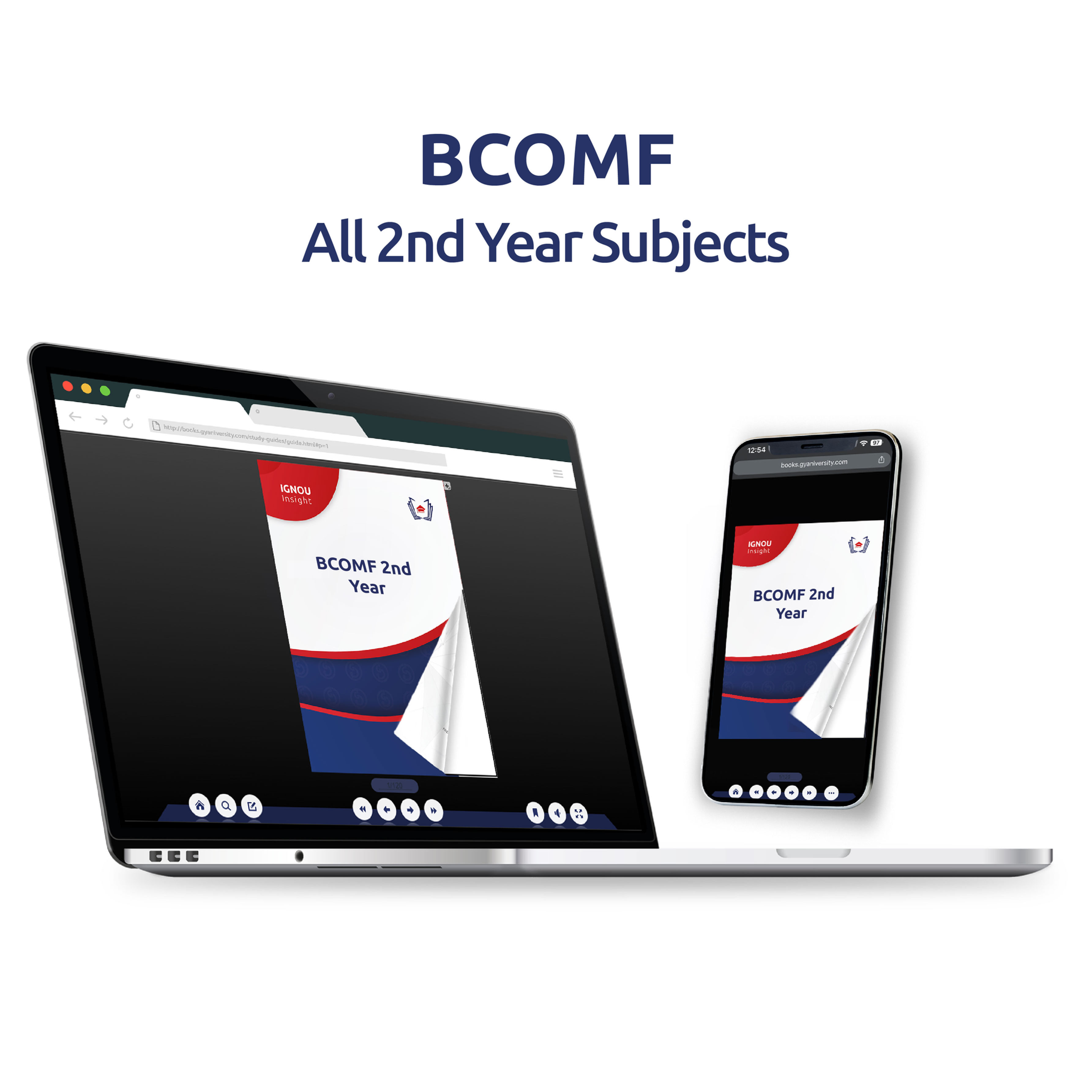 IGNOU Insight: BCOMF 2nd Year AI-Powered Interactive Study Guides (8 eBooks)