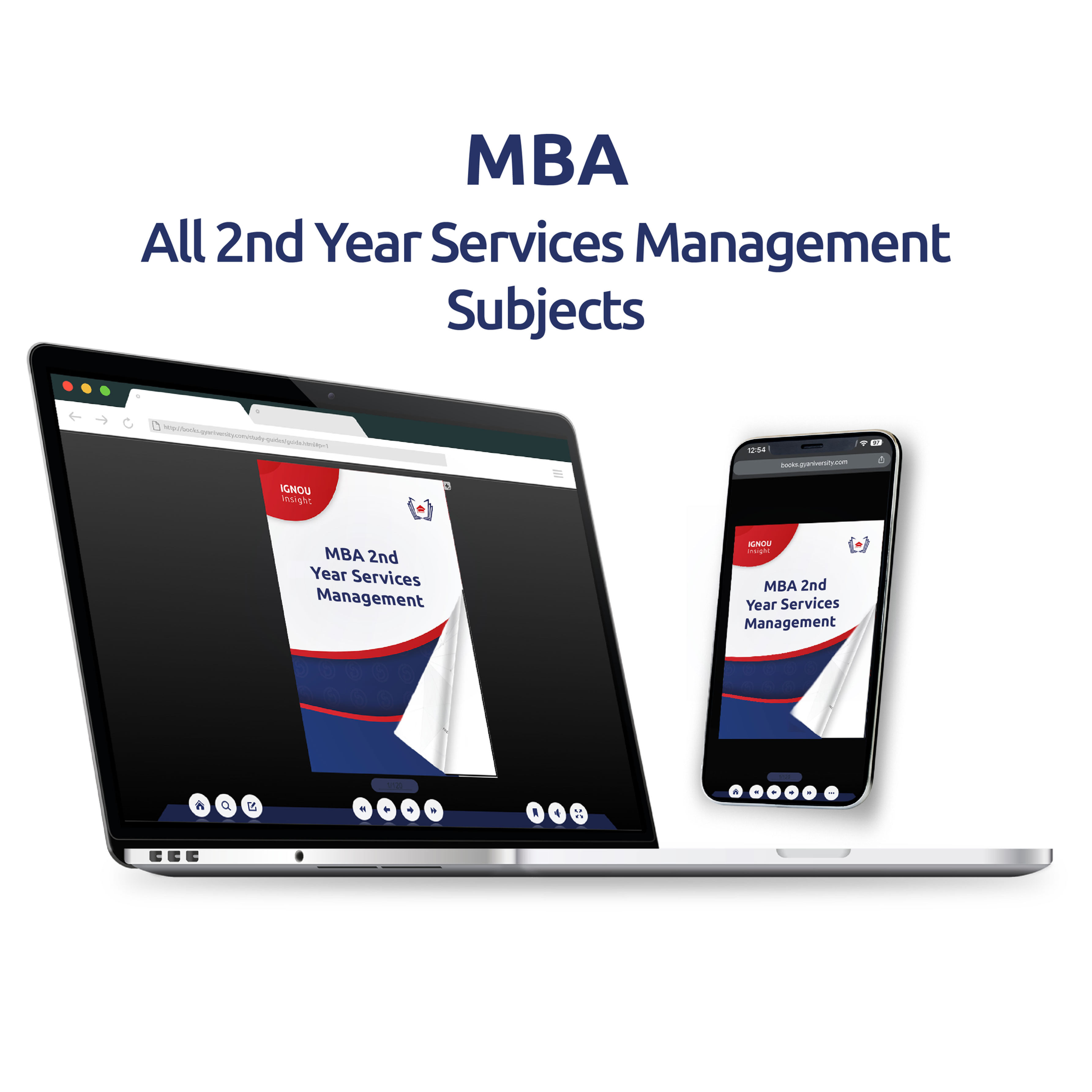 IGNOU Insight: MBA 2nd Year Services Management AI-Powered Study Guide(7 eBooks)