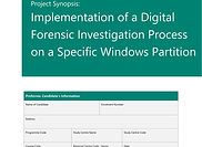 MSEP-028 IGNOU MSCIS Project: Implementation of a Digital Forensic Investigat...