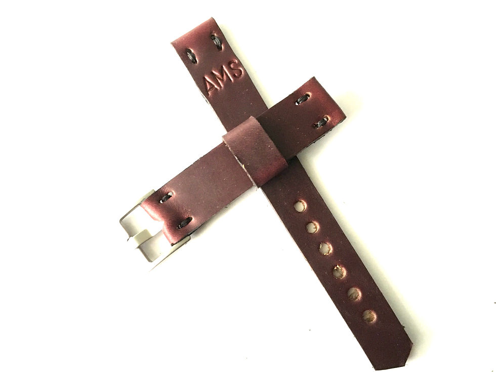 Thumbnail: Horween Leather Color Number 8 Classic Watch Band