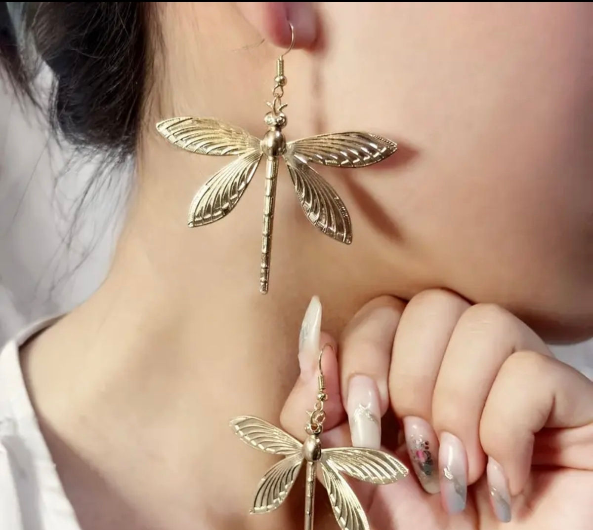 Boucles d'oreilles libellule 