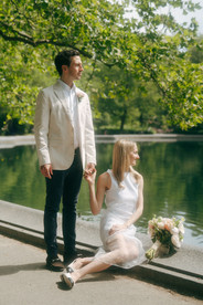 nyc elopement photographer central park candid film photography