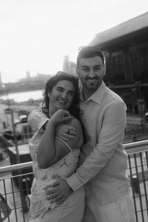 couple on Staten Island Ferry deck orange interior documentary film photographer All The Feels