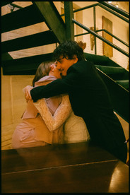 small wedding reception nyc nostalgic film photography