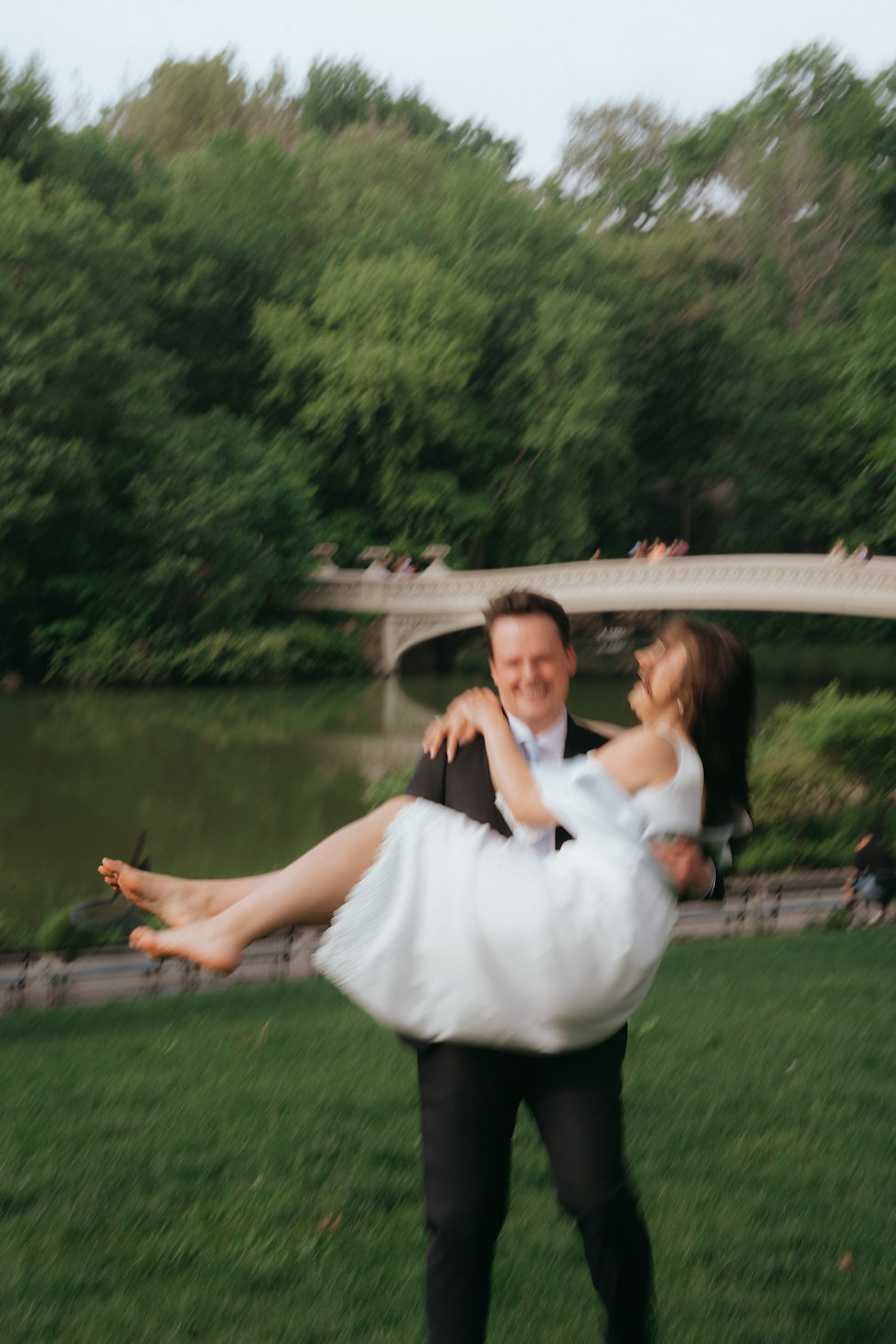 nyc elopement photographer central park candid film