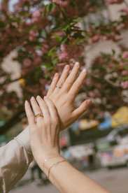 cinematic elopement photographer nyc city hall exit