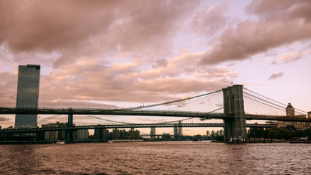 East River sunset sail wedding with the Statue of Liberty and NYC skyline