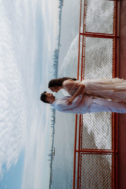 Staten Island Ferry engagement photos Statue of Liberty view cinematic All The Feels Mucci