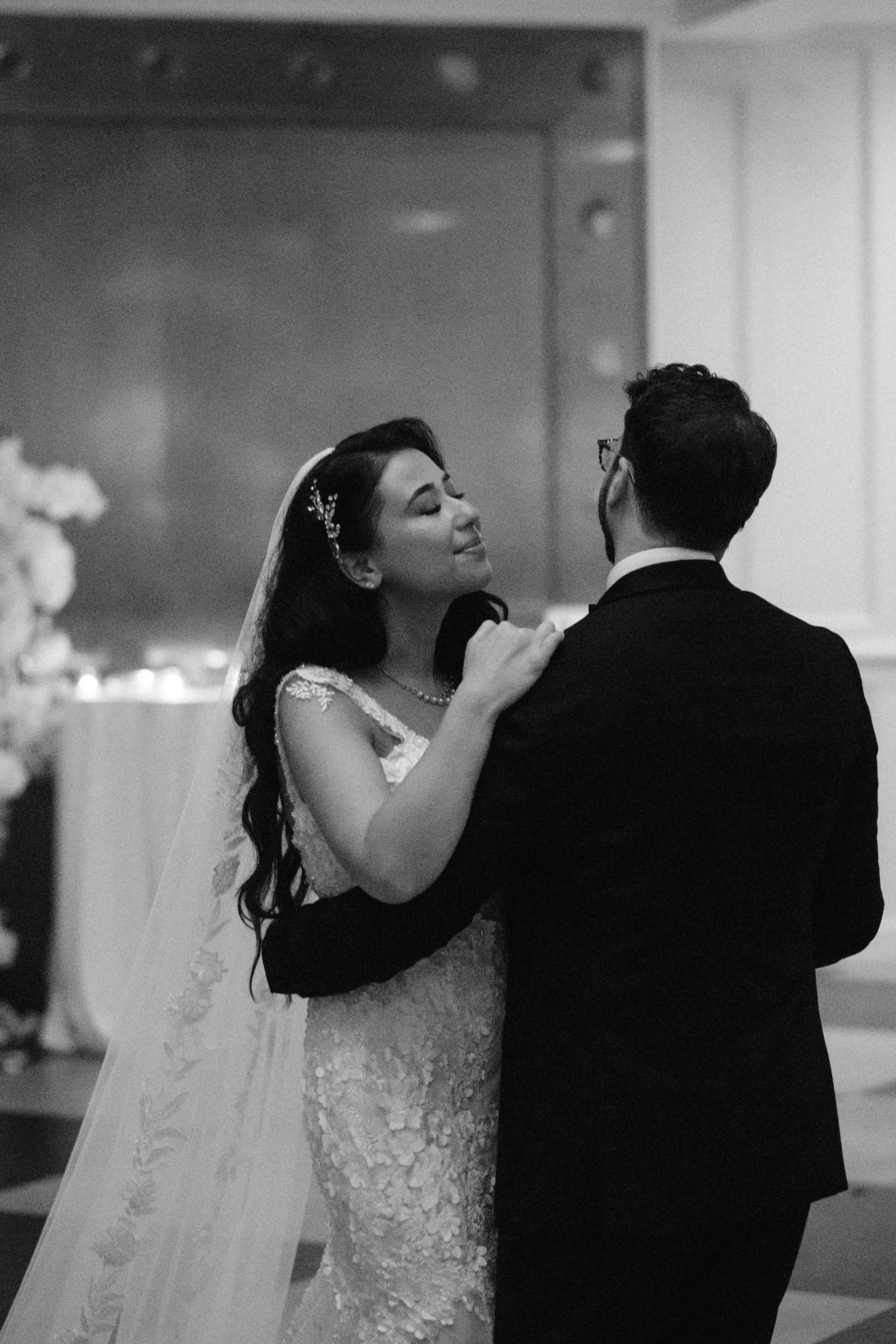First dance floor Felina Ridgewood wedding reception