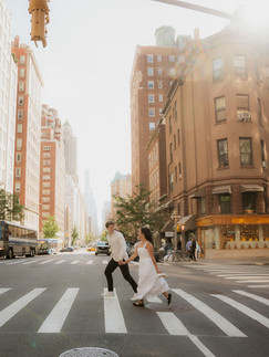 Candid engagement photos Conservatory Garden Central Park