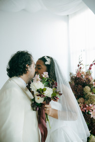 astoria white studio wedding venue couple candid documentary film photographer NYC All The Feels
