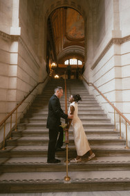 nyc elopement city hall park new york public library photographer nyc elopement