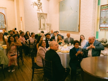 small wedding reception nyc nostalgic film photography
