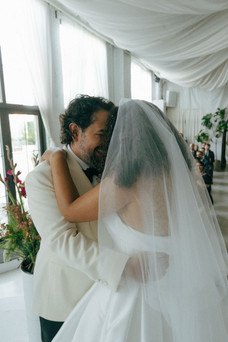 intimate atmosfera wedding venue nyc ceremony candid cinematic film photographer NYC