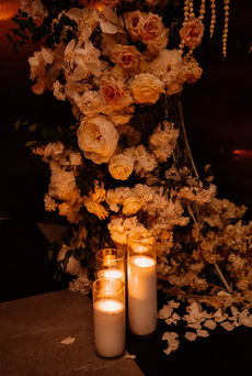 Sweetheart table details Felina Ridgewood tablescape