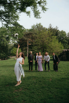 small wedding ceremony central park nyc film photography