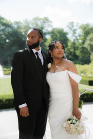 Romantic documentary wedding portraits on the Center Garden lawn, Conservatory Garden Central Park, All The Feels
