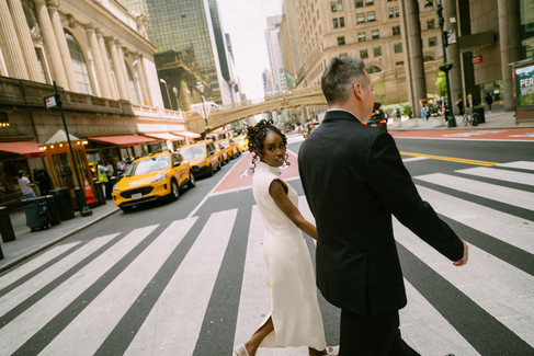 new york elopement photographer grand central wedding attire All The Feels