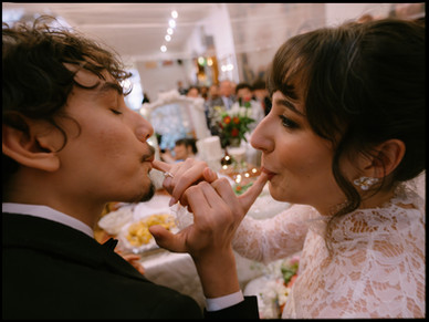 micro wedding nyc lace dress ceremony guests candid photography NYC
