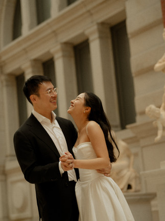 The Met Museum engagement photos