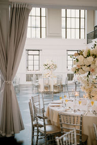 Floral centerpiece on table Felina Ridgewood wedding decor