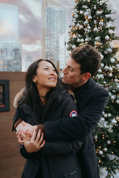 photographer Monarch rooftop surprise proposal overlooking the Empire State Building, ideas rooftops surprise proposal in NYC
